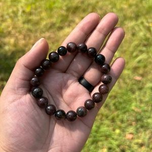 Firework garnet bracelet